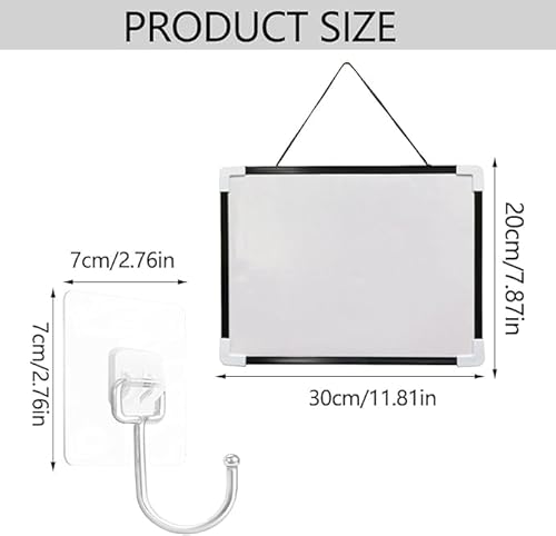 6-Teiliger Bildbrett, Magnetisches Whiteboard, Kleines Whiteboard, Magnetic Mini Whiteboard, Geeignet Für Malerei, Arbeit, Training Und Aufnahme. von LCIEFKAE