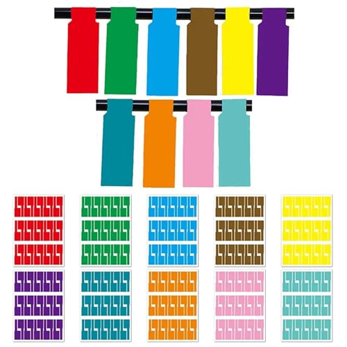 LCKKJHG Kabelmarkierungen 150 Stück/5 Blatt Etiketten für Kabel Markierung Draht Wasserdicht Drucker Aufkleber Organizer A4 Selbstklebendes Etikett Etiketten für Kabel LCKKJHG Kabelmarkierungen 150 Stück/5 Blatt Etiketten für Kabel Markierung Draht Wasserdicht Drucker Aufkleber Organizer A4 Selbstklebendes Etikett Etiketten für Kabel von LCKKJHG
