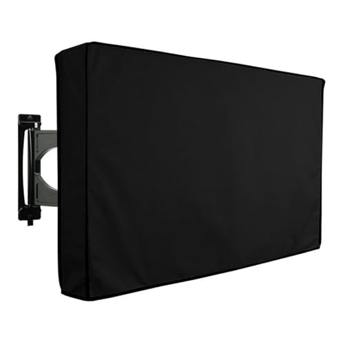 LCKKJHG Monitorabdeckung, 55,9 cm bis 190,5 cm (22 Zoll) bis 190 cm (70 x 75 Zoll), staubdicht, wasserdicht, Oxford 600D (Schwarz, 178 x 190 von LCKKJHG