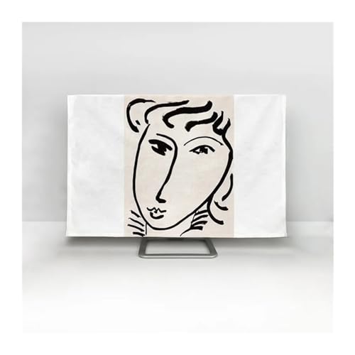 LCKKJHG Monitorabdeckung, Display-Staubschutz, TV-Staubschutz, Stoff, 81,3 - 190,5 cm, einfach und modern (02, andere Größe) von LCKKJHG