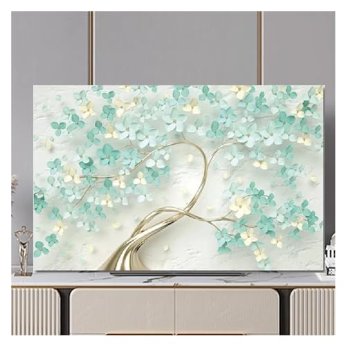 LCKKJHG Monitorabdeckung, Fernsehhaube, TV-Staubschutz, Stoff, 81,3 - 199,5 cm, niedliche Monitorabdeckung, schützt den Bildschirm (113 x 70 cm) von LCKKJHG