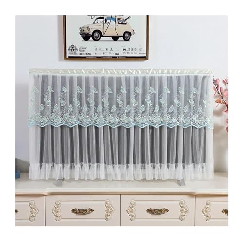 LCKKJHG Monitorabdeckung, TV-Abdeckung, Spitze, zum Aufhängen, vertikal, Staub, flache gebogene Oberfläche, Monitorschutz, moderne Wohnzimmer-Dekoration (7,92 x 55 cm) von LCKKJHG