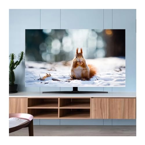 LCKKJHG Monitorabdeckung, TV-Abdeckung, Staubschutz, Stoff, 81,3 - 178,8 cm, hochwertig, für den Haushalt, zum Aufhängen, Schreibtisch, gebogen, universell (110 x 65 cm) von LCKKJHG