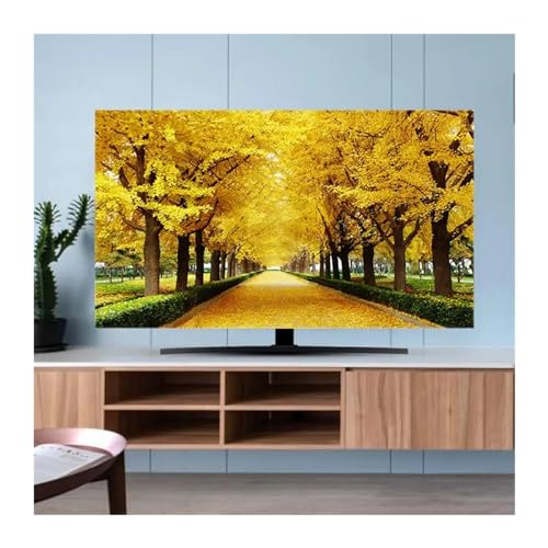 LCKKJHG Monitorabdeckung, TV-Abdeckung, Staubschutz, Stoff, 81,3 - 178,8 cm, hochwertig, für den Haushalt, zum Aufhängen, Schreibtisch, gebogen, universell (118 x 70 cm) von LCKKJHG