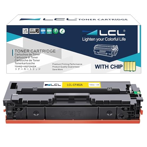 LCL 201A CF402A (1PK Gelb) Toner Kompatibel für HP Color Laserjet Pro M252 M252dw M252n MFP M274 M274n M277 M277dw M277n MFP-M277c6 von LCL