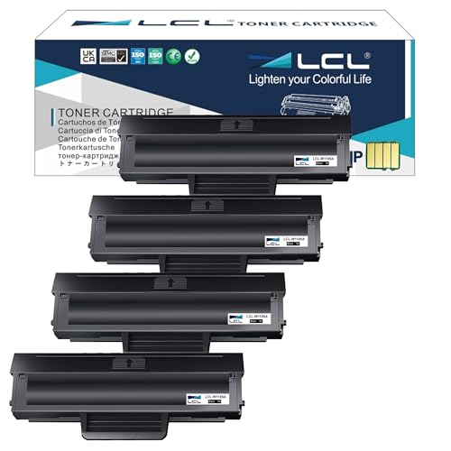 LCL Kompatibel Toner 106A W1106A (2Schwarz) Ersatz für HP Laser 107a 107r107w HP Laser MFP 135a 135r 135w 135wg 137fnw 137fwg. von LCL