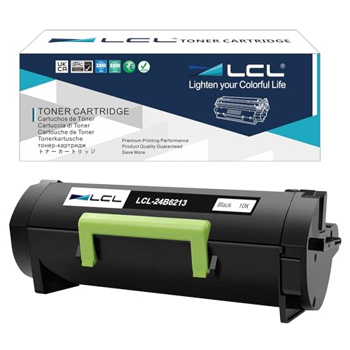 LCL Kompatibel Toner 24B6213 10000 Pages (1 Schwarz) Kompatibel für Lexmark M1140/XM1140 von LCL