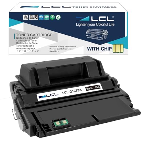 LCL Kompatibel Toner 39A Q1339A (1Schwarz) Ersatz für HP Laserjet 4300 4300n 4300tn 4300dtn 4300dtns 4300dtnsl von LCL