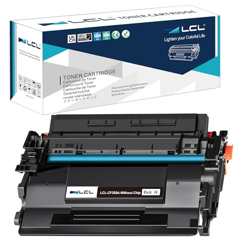 LCL CF259A schwarz Toner kompatibel für HP 59A 59X CF259A CF259X (Without CHIP) für HP Laserjet Pro M404 M404dw M404dn M404n Laserjet Pro M428 M428dw M428fdw M428fdn Pro M304 M428M (1-Pack) von LCL