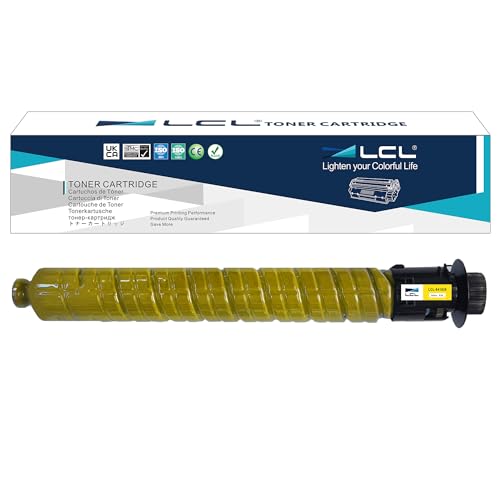LCL Kompatibel Toner 841926 MP C2003 MP C2503 (Gelb) Ersatz für Ricoh Aficio MP C2003 MP C2503 MPC2003 MPC2503 MP C2004 MP C2504 von LCL