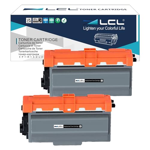LCL Kompatibel Toner TN3380, TN-3380 Schwarz Toner kompatibel zu Brother DCP-8110 DCP-8110DN DCP-8250 DCP-8250DN HL-5440D HL-5450DN HL-5470DW HL-6180 HL-6180DW MFC-8510 MFC-8520 MFC-8950 (2 Stück) von LCL