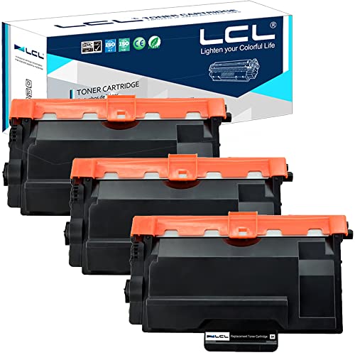 LCL Kompatibel Toner TN3480 TN3430 TN-3480 TN-3430 8000Seiten (3Schwarz) kompatibel für Brother HL-L5000D HL-L5100DN HL-L5200DW HL-L5200DWT HL-L6200DW HL-L6200DWT HL-L6250DW HL-L6300DW HL-L6250DN von LCL