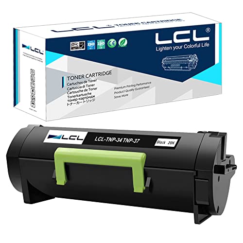 LCL Kompatibel Toner TNP34 TNP-34 TNP37 TNP-37 A63T01W A63T01H 20000Pages als Ersatz für Konica Minolta Bizhub 4700P (Schwarz) von LCL