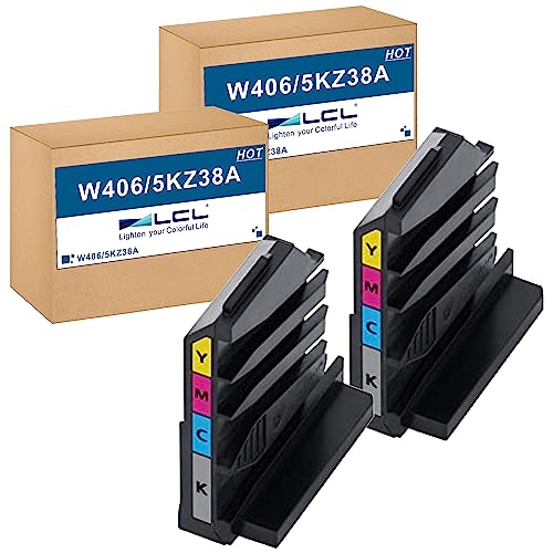 LCL Kompatibel Tonerkartusche 5KZ38A Laser Toner Collection Unit als Ersatz für HP Color Laser 150A 150nw MFP 178nw MFP 178nwg MFP 179fnw MFP 179fwg 150Series MFP170Series MFP179fng (2Schwarz) von LCL