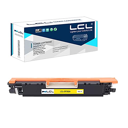 LCL Remanufactured Toner 130A CF352A (1Gelb) Ersatz für HP Color Laserjet Pro MFP M176 M176FN M177 M177FW M176n von LCL