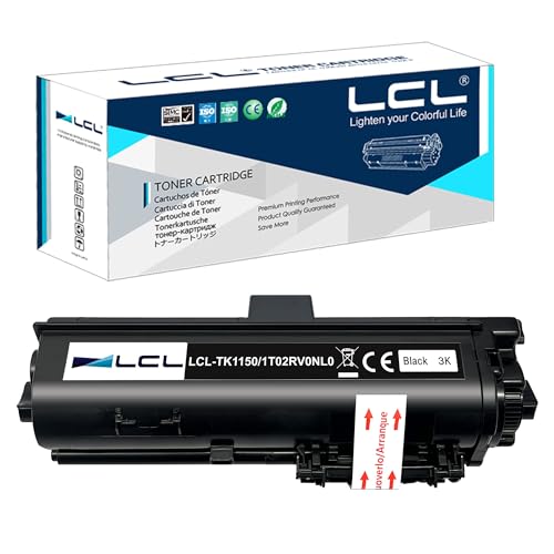 LCL TK-1150 Schwarz Tonerkartusche kompatibel für Kyocera TK-1150 TK1150 kompatibel für Kyocera ECOSYS M2135 M2135dn P2235 P2235dw P2235dn M2635dw M2635dn M2735dn Toner Drucker (1er-Pack) von LCL