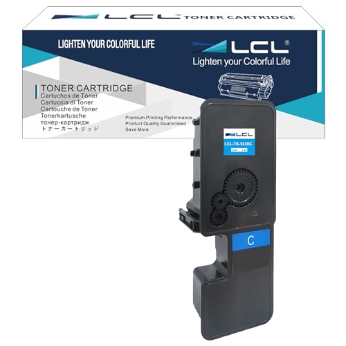 LCL TK-5230 TK5230 Cyan Tonerkartusche kompatibel für Kyocera TK-5230 TK-5230C TK5230C kompatibel für Kyocera Ecosys P5021 P5021cdn P5021cdw M5521 M5521cdn M5521cdw Toner Drucker (1er-Pack) von LCL