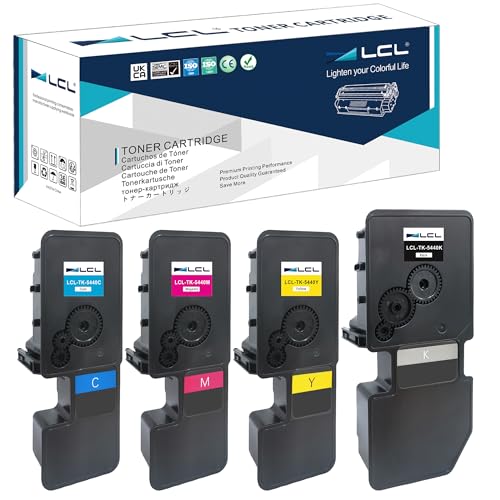 LCL TK5440 Toner kompatibel für TK-5430 TK-5440 TK-5440K TK-5440C TK-5440M TK-5440Y TK-5430K TK-5430C TK-5430M TK-5440Y für Kyocera ECOSYS MA2100 MA2100cwfx MA2100cfx PA2100 PA2100cx PA2100cwx (4Pack) von LCL