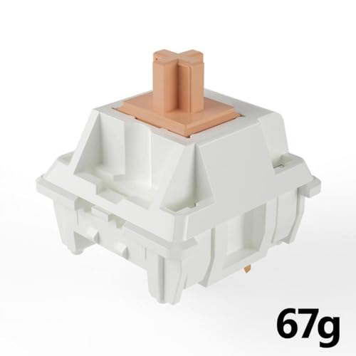 LCYSXTFZ Panda Tactile Switches 55G 62G 67G kompatibel mit mechanischen Tastaturen benutzerdefinierte DIY -Switches für F75 F87 Pro GK61 GMK67 NJ80(Holy Panda 67g) von LCYSXTFZ