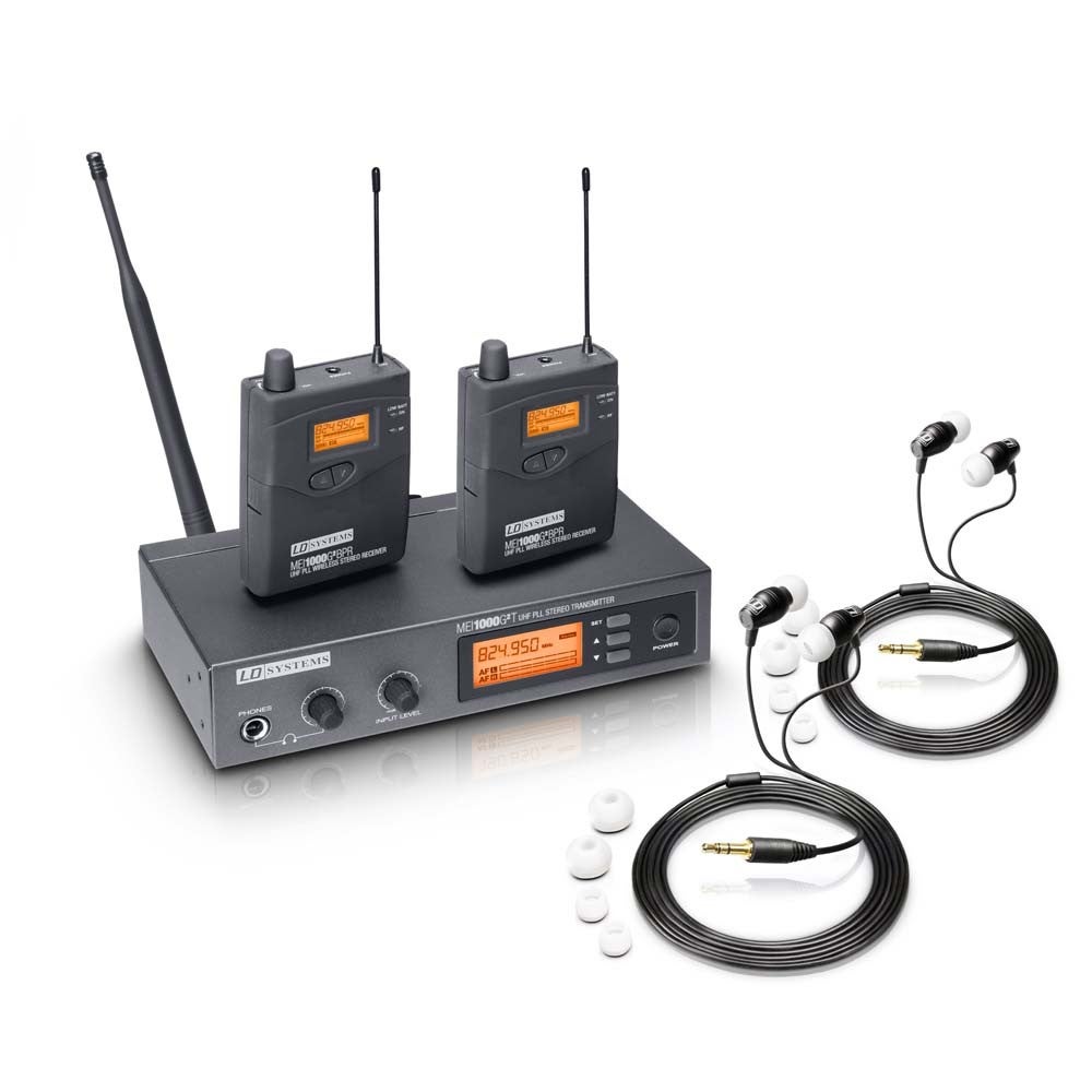 LD Systems MEI 1000 G2 BUNDLE Wireless In-Ear Monitor Bundle (823-832/863-865 MHz) von LD Systems