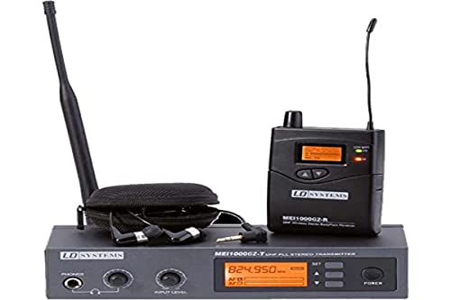 LD Systems MEI 1000 G2 - In-Ear Monitoring System drahtlos mit T Sender und BPR Empfänger, schwarz, tamaño único von LD Systems