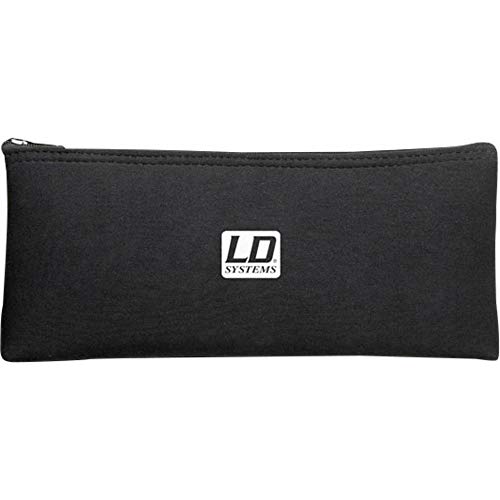 LD Systems MIC BAG M - Kurze Mikrofontasche für schnurgebundene Mikrofone, 220x100 mm,Neopren, schwarz von LD Systems