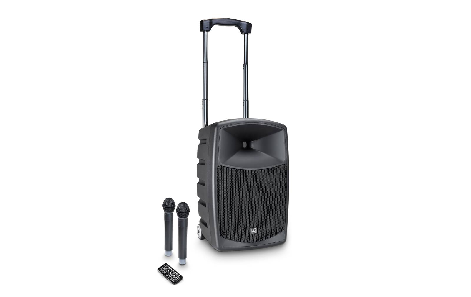 LD Systems RoadBuddy 10 HHD 2 Akkubetriebener Bluetooth-Lautsprecher mit Mixer und 2 Funkmikrofonen LD Systems RoadBuddy 10 HHD 2 Akkubetriebener Bluetooth-Lautsprecher mit Mixer und 2 Funkmikrofonen von LD Systems