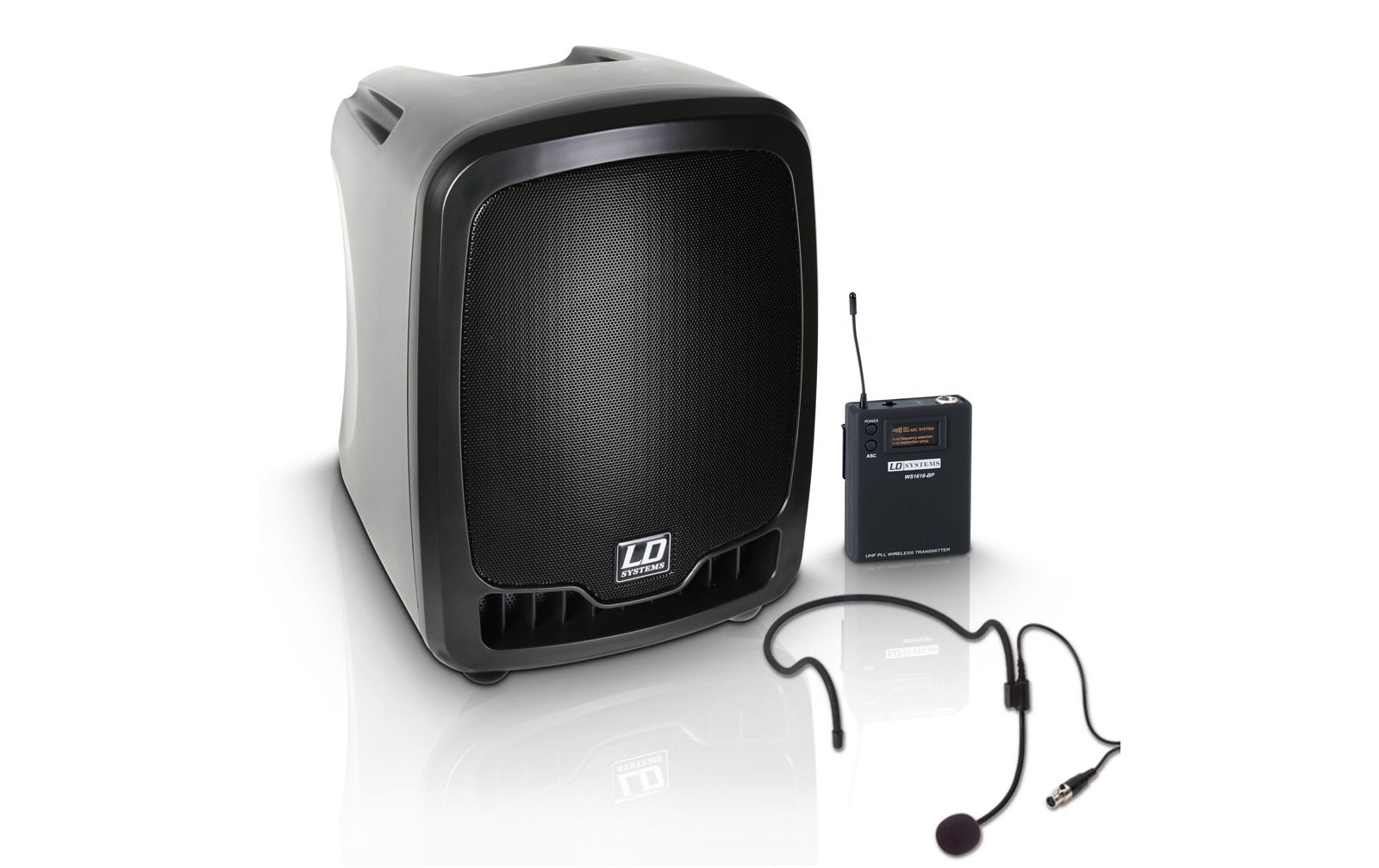 LD Systems Roadboy 65 Portables Soundsystem mit Headset Frequenzbereich 584-607 Mhz von LD Systems