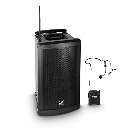 LD Systems Roadboy 65 HS B5 Mobiler PA Lautsprecher mit Headset 584-607 MHz von LD Systems