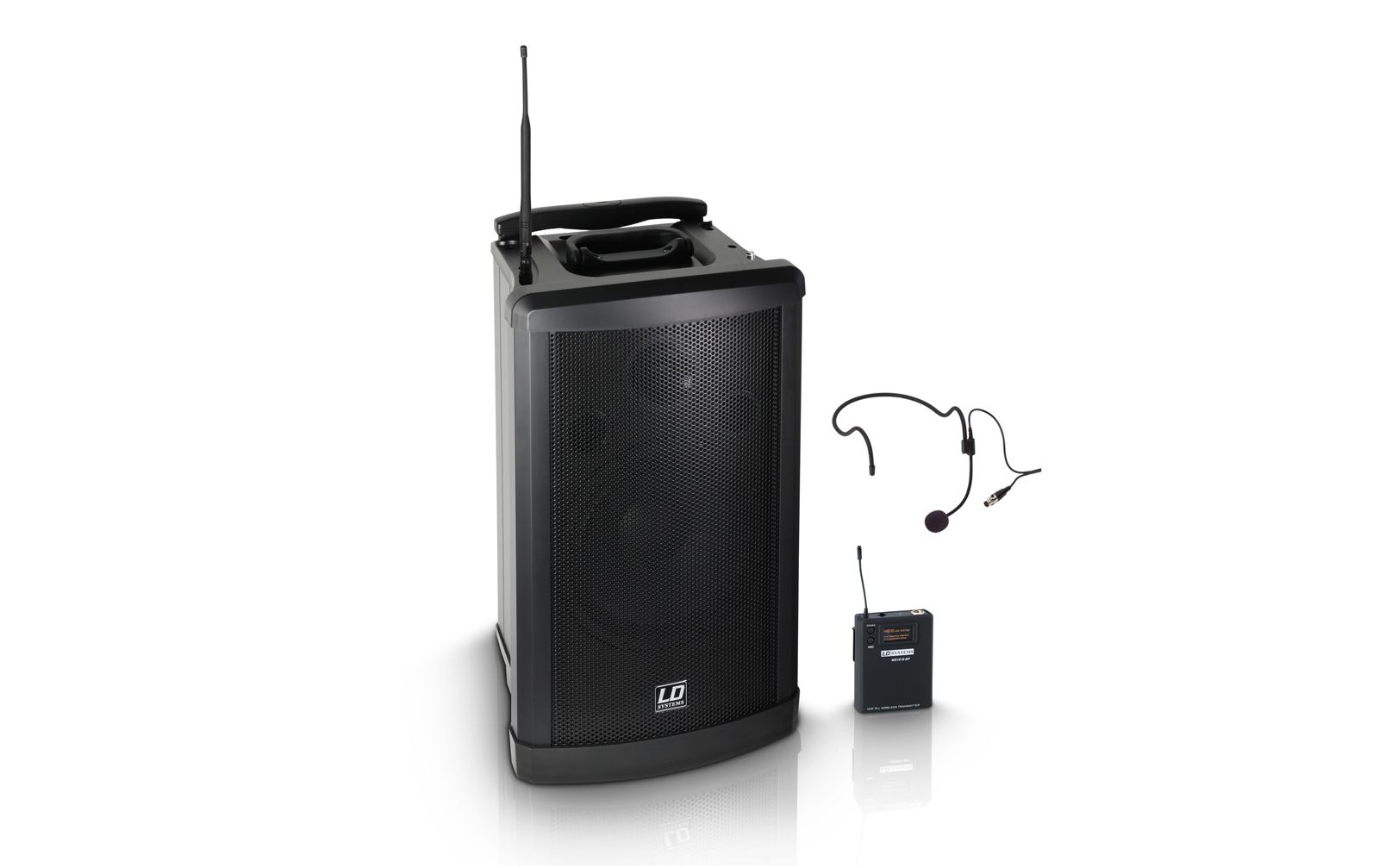 LD Systems Roadman 102 - Mobiler Lautsprecher mit Headset Frequenz 584 MHz - 607 MHz von LD Systems