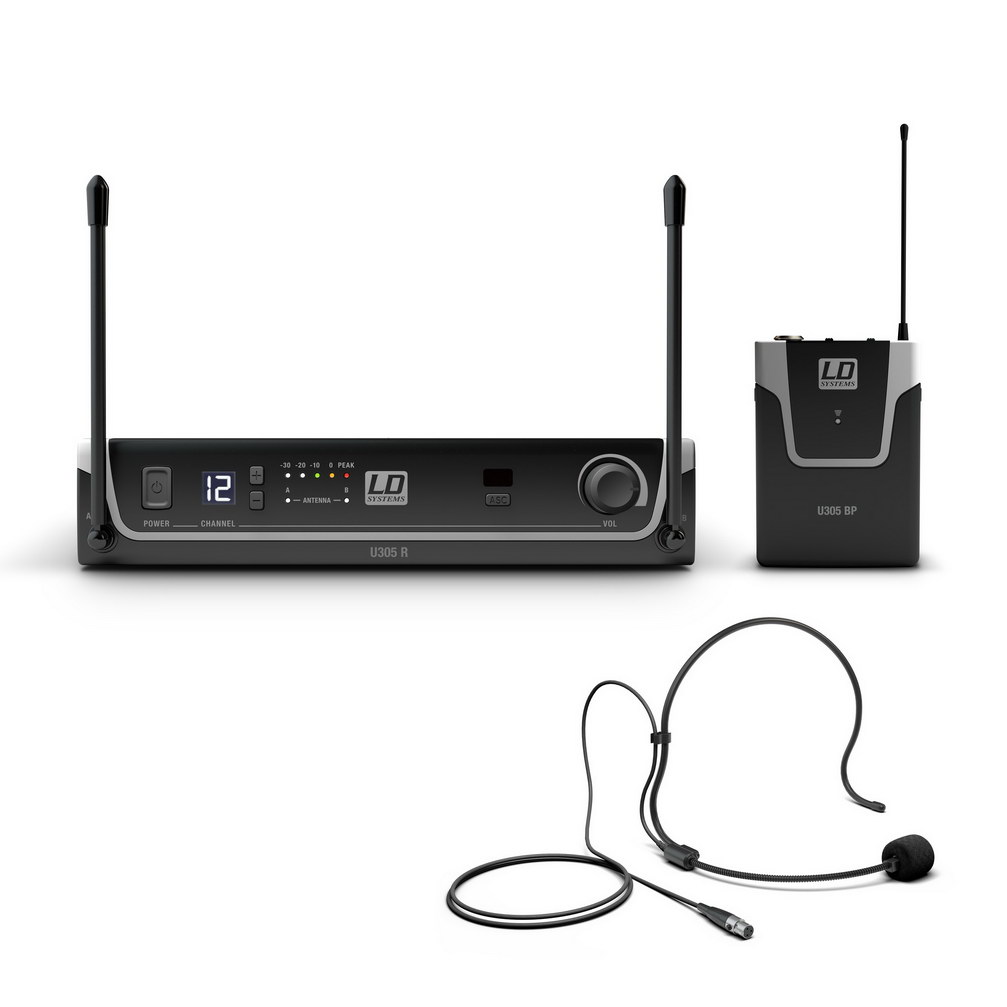 LD Systems U305 BPH Funksystem mit Bodypack und Headset LD Systems U305 BPH Funksystem mit Bodypack und Headset von LD Systems