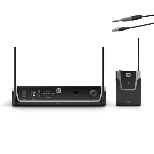 LD Systems U308 BPG - Funksystem mit Sender/Empfänger, Bodypack und Gitarren Kabel 0,8m, 823-832 MHz + 863-865 MHz, schwarz LD Systems U308 BPG - Funksystem mit Sender/Empfänger, Bodypack und Gitarren Kabel 0,8m, 823-832 MHz + 863-865 MHz, schwarz von LD Systems