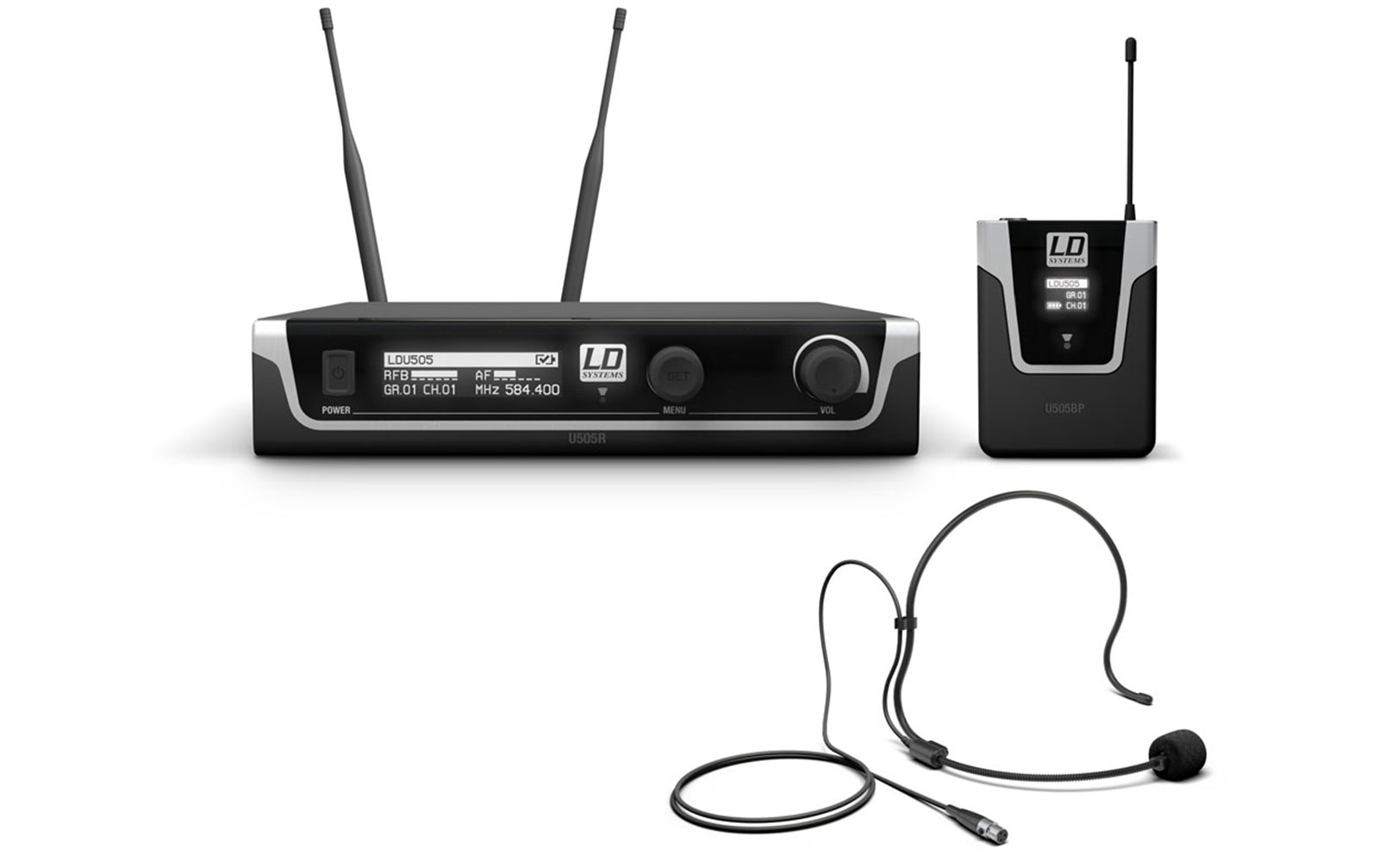 LD Systems U505 BPH Funkmikrofon System mit Bodypack und Headset LD Systems U505 BPH Funkmikrofon System mit Bodypack und Headset von LD Systems