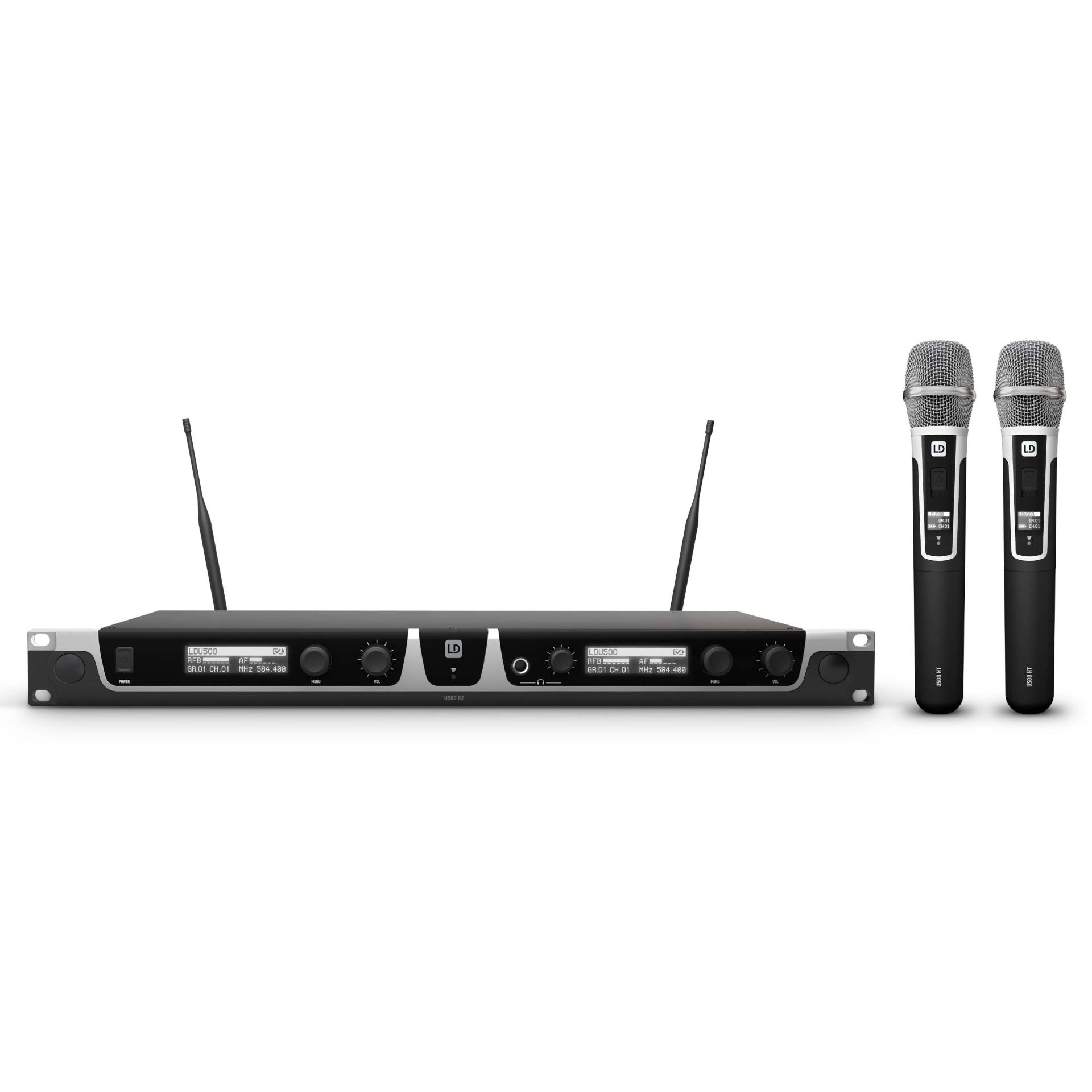 LD Systems U505 HHC 2 Dual Handheld System (584 - 608 MHz) von LD Systems
