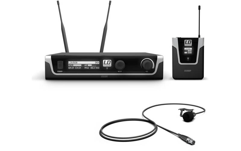LD Systems U508 BPL Funkmikrofon System mit Bodypack und Lavalier Mikrofon von LD Systems