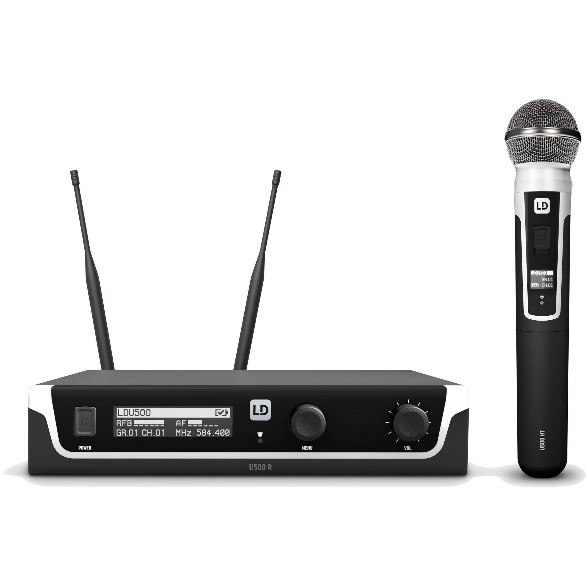 LD Systems U508 HHD Wireless Handheld Microphone System (Bandgap + ISM) von LD Systems