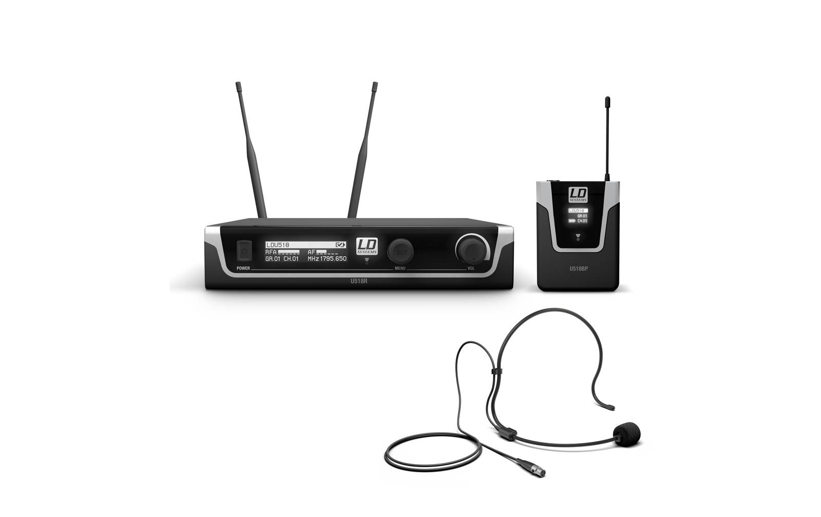 LD Systems U518 BPH Funkmikrofon System mit Bodypack und Headset LD Systems U518 BPH Funkmikrofon System mit Bodypack und Headset von LD Systems
