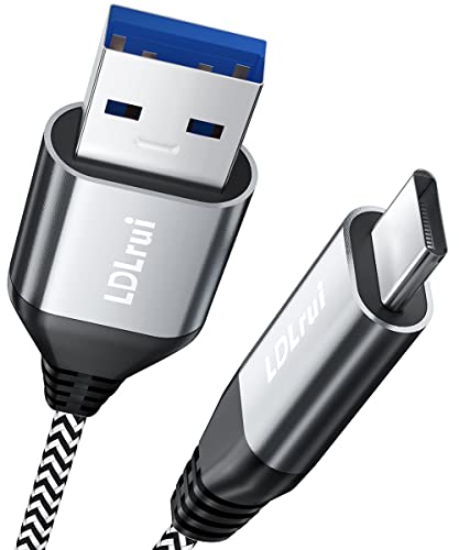LDLrui USB C Kabel 90cm/0.9M, USB 3.2 Gen2 Typ A auf Typ C Android Auto Schnelllade Kabel QC3.0 3.1A Schnellladegerät Sync 10Gbit/s Datenkabel für Galaxy Z Flip3, Note 20/10/9/S21/S20/S10/A71, Xiaomi von LDLrui