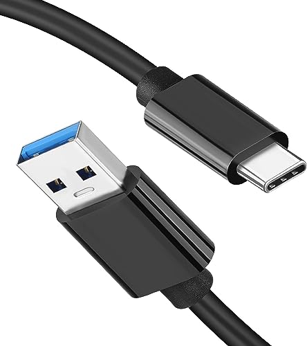 USB A zu USB C 3.1/3.2 Gen 2 Kabel 10Gbps Datenübertragung (15cm/0,15m), Kurzes USB C SSD-Kabel mit 60W QC 3.0 Schnellladung, Ersatzkabel für Samsung T7, SanDisk Extreme Portable SSD, Crucial X8, WD von LDLrui