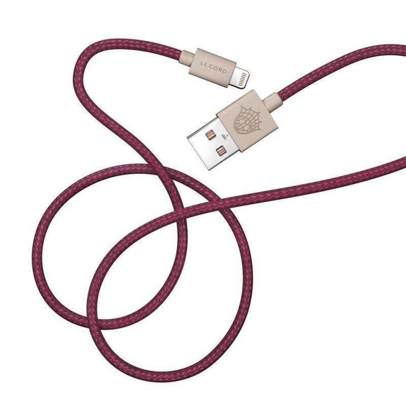 LE CORD 1332L Lightning Kabel 2m aus Fischnetz Smartphone-Kabel von LE CORD