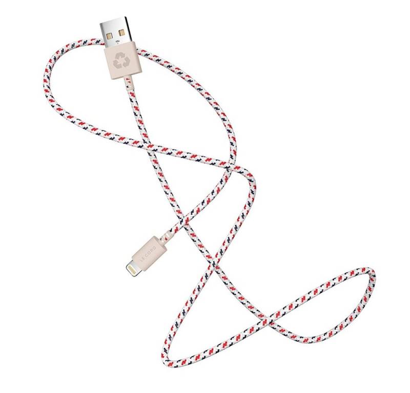 LE CORD 1335 Lightning Kabel 2m aus Fischnetz Smartphone-Kabel von LE CORD
