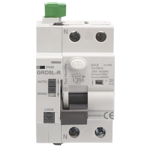 LE GARAGE Superimmunisiertes Differential SI 2P 40 A 30 mA 6 Ka Typ A. Selbstrückstellbarer Differentialschalter, super immunisiert. Automatischer Wiederaufrüstungsschalter DIN-Schiene. LE GARAGE Superimmunisiertes Differential SI 2P 40 A 30 mA 6 Ka Typ A. Selbstrückstellbarer Differentialschalter, super immunisiert. Automatischer Wiederaufrüstungsschalter DIN-Schiene. von LE GARAGE