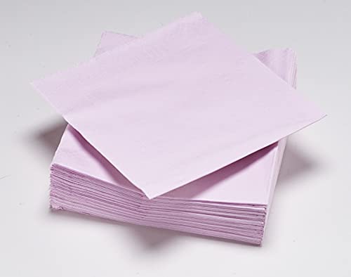 Le Nappage 50 Servietten, Wattefolie, 33 x 33 cm, 2-lagig, altrosa FSC, Zellulose, 33 x 33 cm von Le Nappage