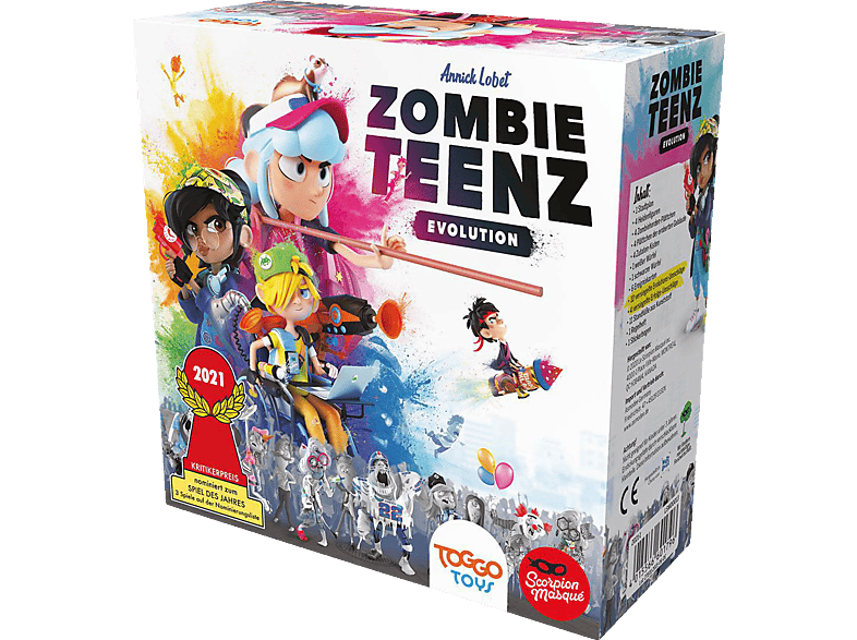 LE SCORPION MASQUE Zombie Teenz Evolution Gesellschaftsspiel Mehrfarbig von LE SCORPION MASQUE