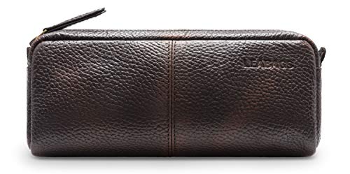 LEABAGS Leder Federmäppchen I Große Echtleder Federmappe I Federtasche für Beruf Uni Schule I Schlampermäppchen I Stiftetui I Stiftmappe I Ledermäppchen I Copper LEABAGS Leder Federmäppchen I Große Echtleder Federmappe I Federtasche für Beruf Uni Schule I Schlampermäppchen I Stiftetui I Stiftmappe I Ledermäppchen I Copper von LEABAGS
