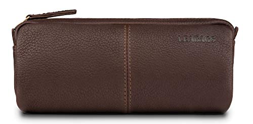 LEABAGS Leder Federmäppchen I Große Echtleder Federmappe I Federtasche für Beruf Uni Schule I Schlampermäppchen I Stiftetui I Stiftmappe I Ledermäppchen I Dark Coffee LEABAGS Leder Federmäppchen I Große Echtleder Federmappe I Federtasche für Beruf Uni Schule I Schlampermäppchen I Stiftetui I Stiftmappe I Ledermäppchen I Dark Coffee von LEABAGS