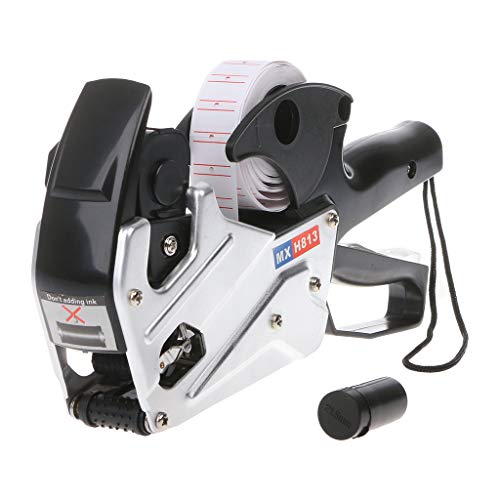 LEADSDGE MX-H813 Etikettierer, Etikettierer, 8-stellig, Etikettenpapier für den Einzelhandel von LEADSDGE