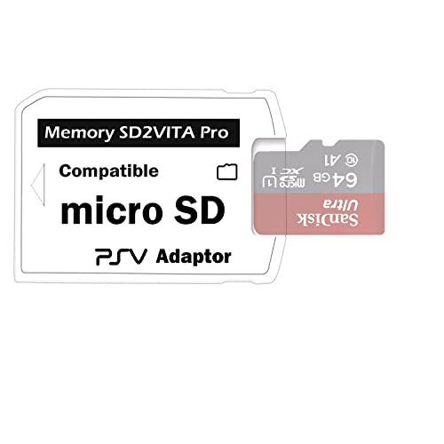 LEAGY Speicherkartenadapter Ultimate Version SD2Vita 5.0, PS Vita, PSVSD, Micro SD Adapter für PSV 1000/2000, PSTV, FW 3.60, HENkaku Enso System von LEAGY