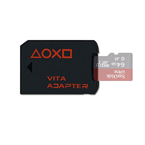 LEAGY Spielkarte auf Micro-SD-Kartenadapter für PS Vita 1000, 2000, 3.60 System, SD2Vita, V3.0 von LEAGY