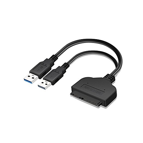 LEAGY USB 3.0 zu 6,3 cm SATA III Adapter Kabel Brücke w/UASP High Speed Daten Transfer Protocol Unterstützt SATA auf USB 3.0 Konverter für SSD HDD Massiv Drive von LEAGY